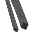 Jil Sander Gray Silk Tie - Zeiniez