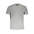 Plein Sport Grey Cotton Men T-Shirt - Zeiniez