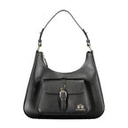 La Martina Black Leather Women's Shoulder Bag - Zeiniez