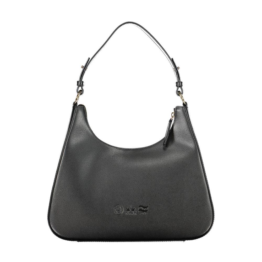 La Martina Black Leather Women's Shoulder Bag - Zeiniez
