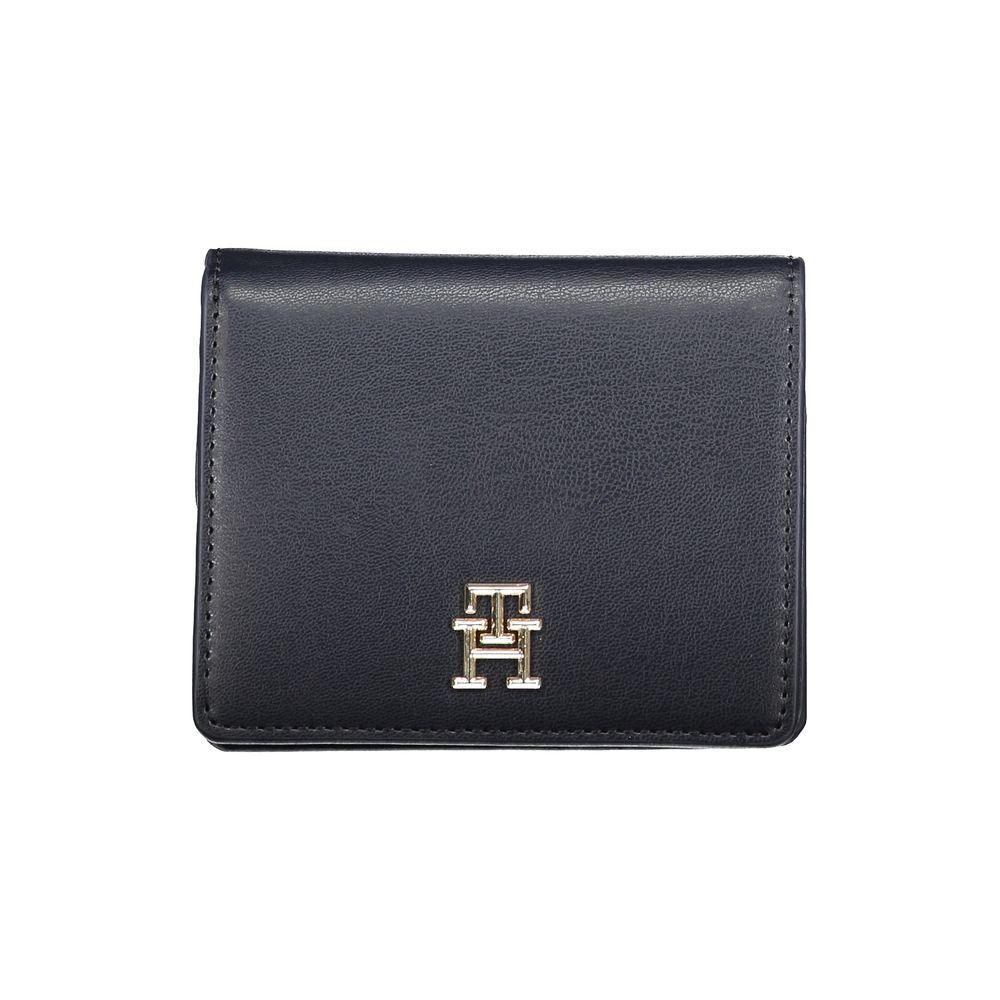 Tommy Hilfiger Blue Polyurethane Women Wallet - Zeiniez