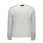 Plein Sport Bianco Cotton Mens Sweatshirt - Zeiniez