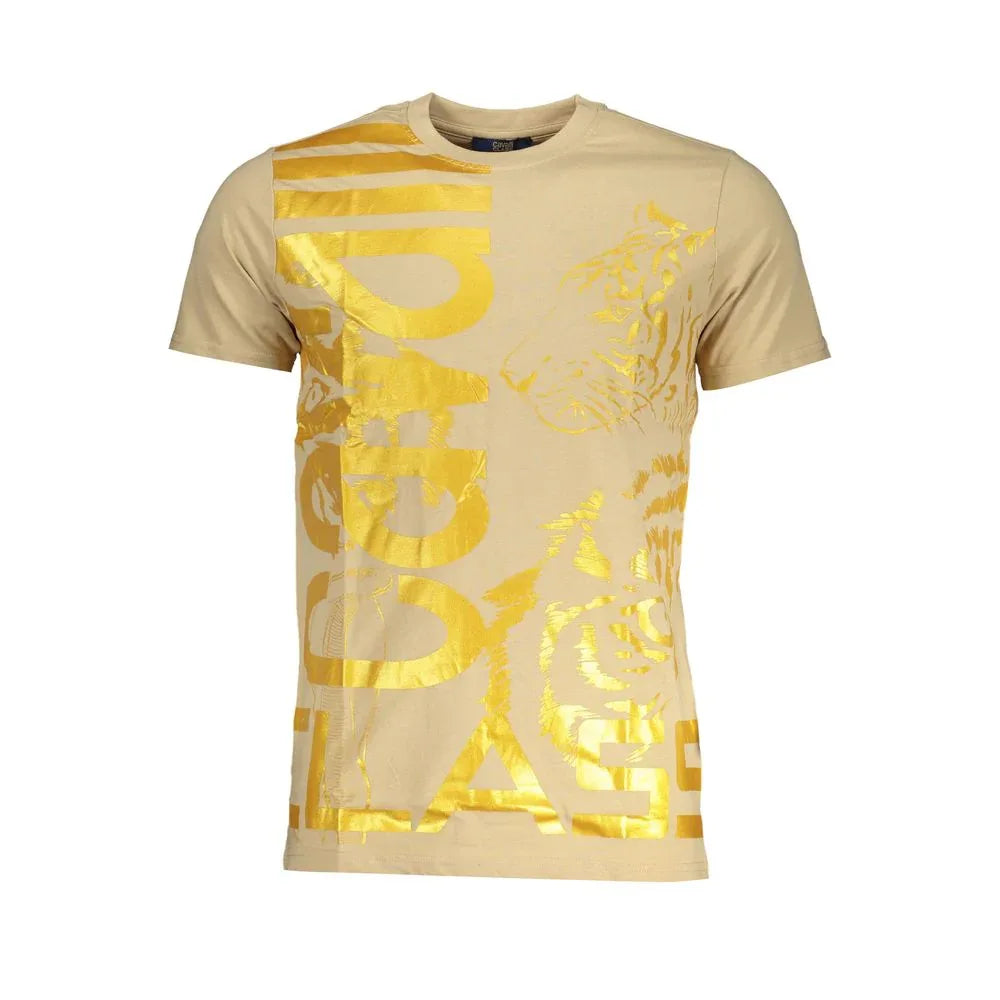 Cavalli Class Bianco Cotton Men T-Shirt - Zeiniez