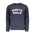 North Sails Blue Cotton Men's Sweatshirt - Zeiniez