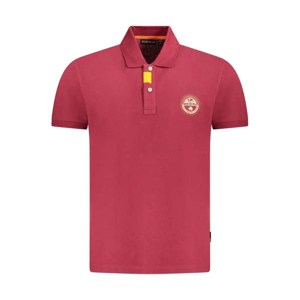 Napapijri Rosso Cotton Men Polo - Zeiniez