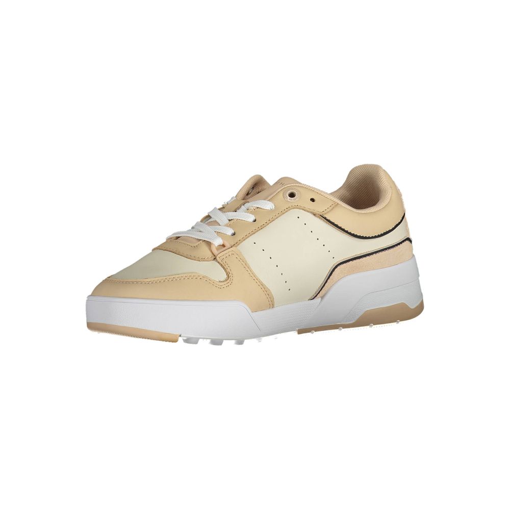 Tommy Hilfiger Beige Polyester Women Sneaker - Zeiniez
