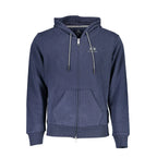 La Martina Blue Cotton Men's Hooded Sweater - Zeiniez