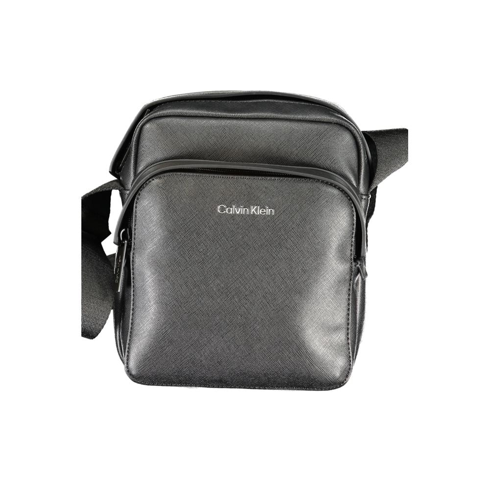 Calvin Klein Black Polyester Men's Shoulder Bag - Zeiniez