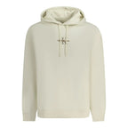 Calvin Klein White Cotton Men's Hoodie - Zeiniez