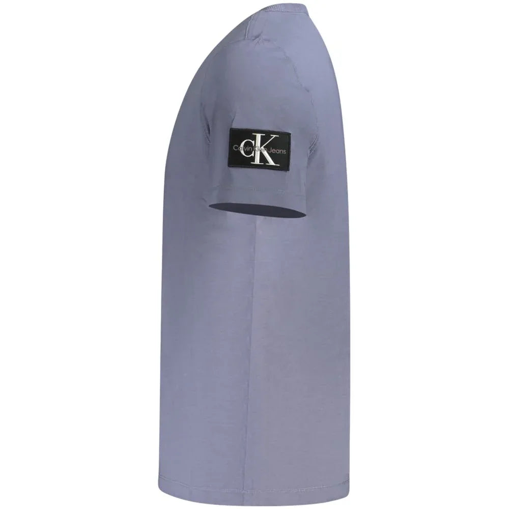 Calvin Klein Blue Cotton Men's T-Shirt - Zeiniez