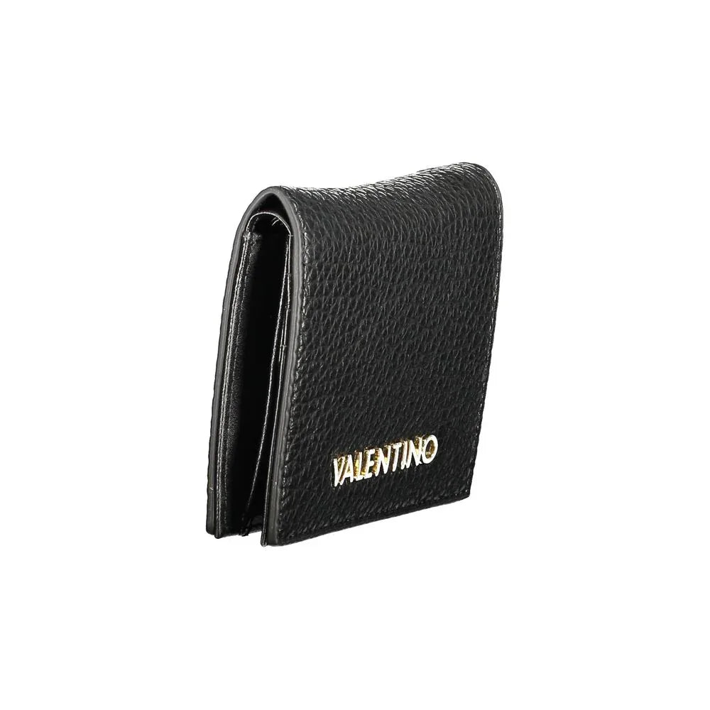 Mario Valentino Black Polyurethane Women Wallet - Zeiniez