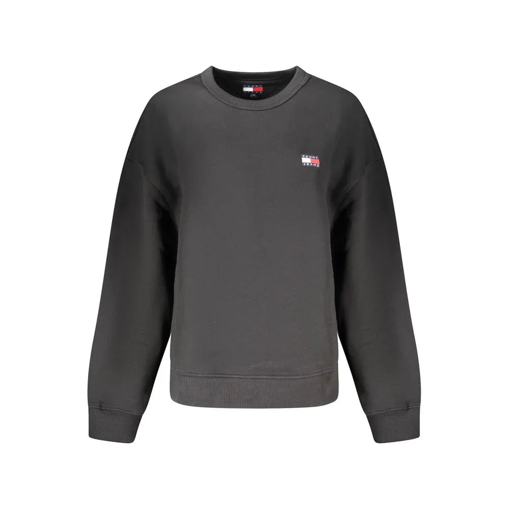 Tommy Hilfiger Black Cotton Women Sweatshirt - Zeiniez
