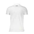 Cavalli Class Bianco Cotton Men Polo Shirt - Zeiniez