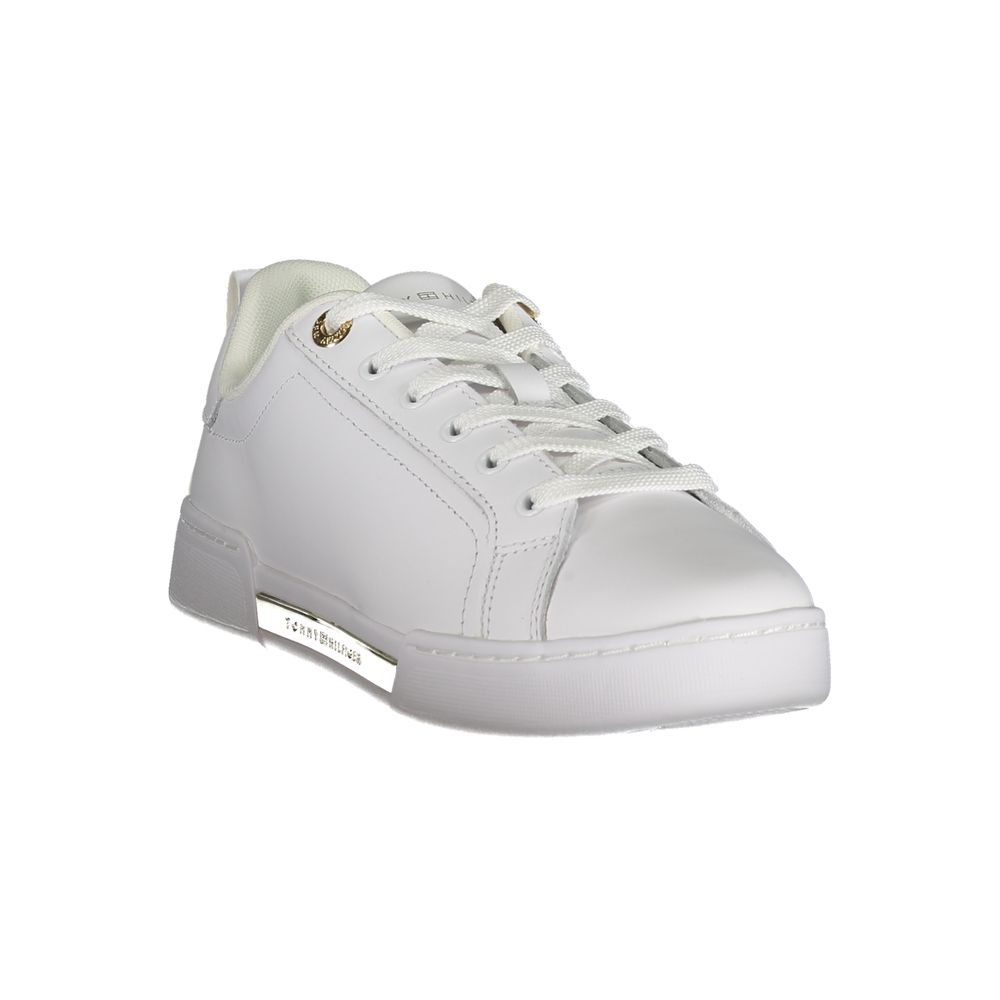 Tommy Hilfiger Bianco Leather Women Sneaker - Zeiniez