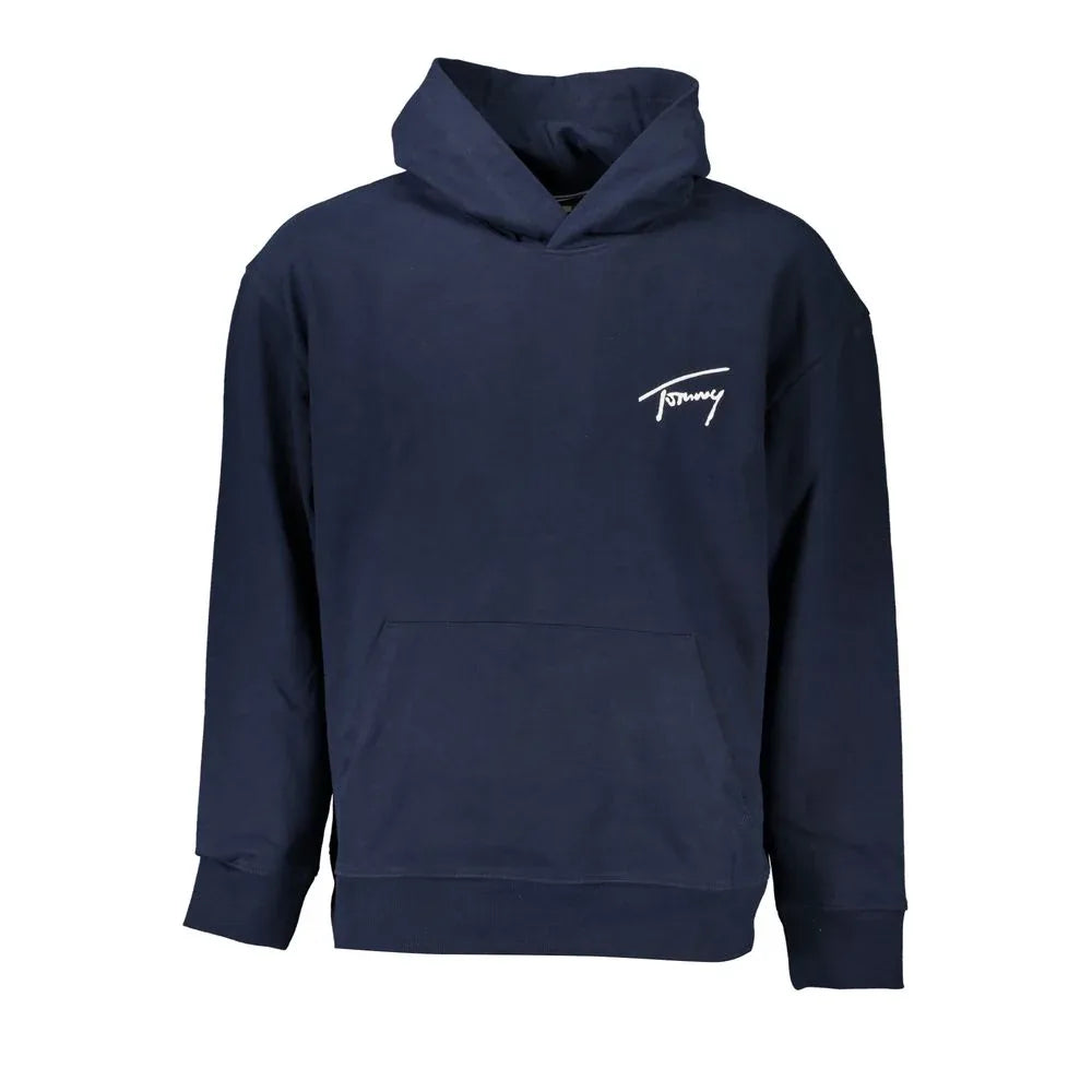Tommy Hilfiger Blue Cotton Men's Hoodie - Zeiniez