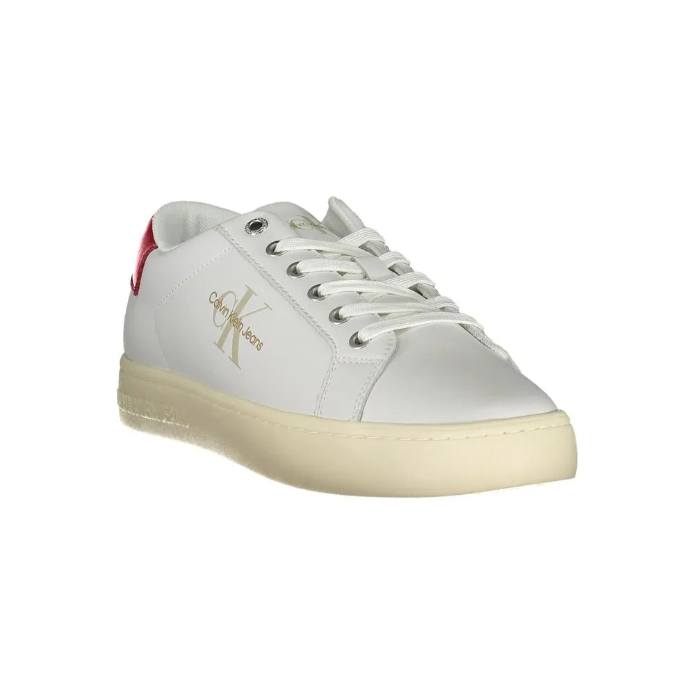 Calvin Klein White Polyester Men Sneaker - Zeiniez