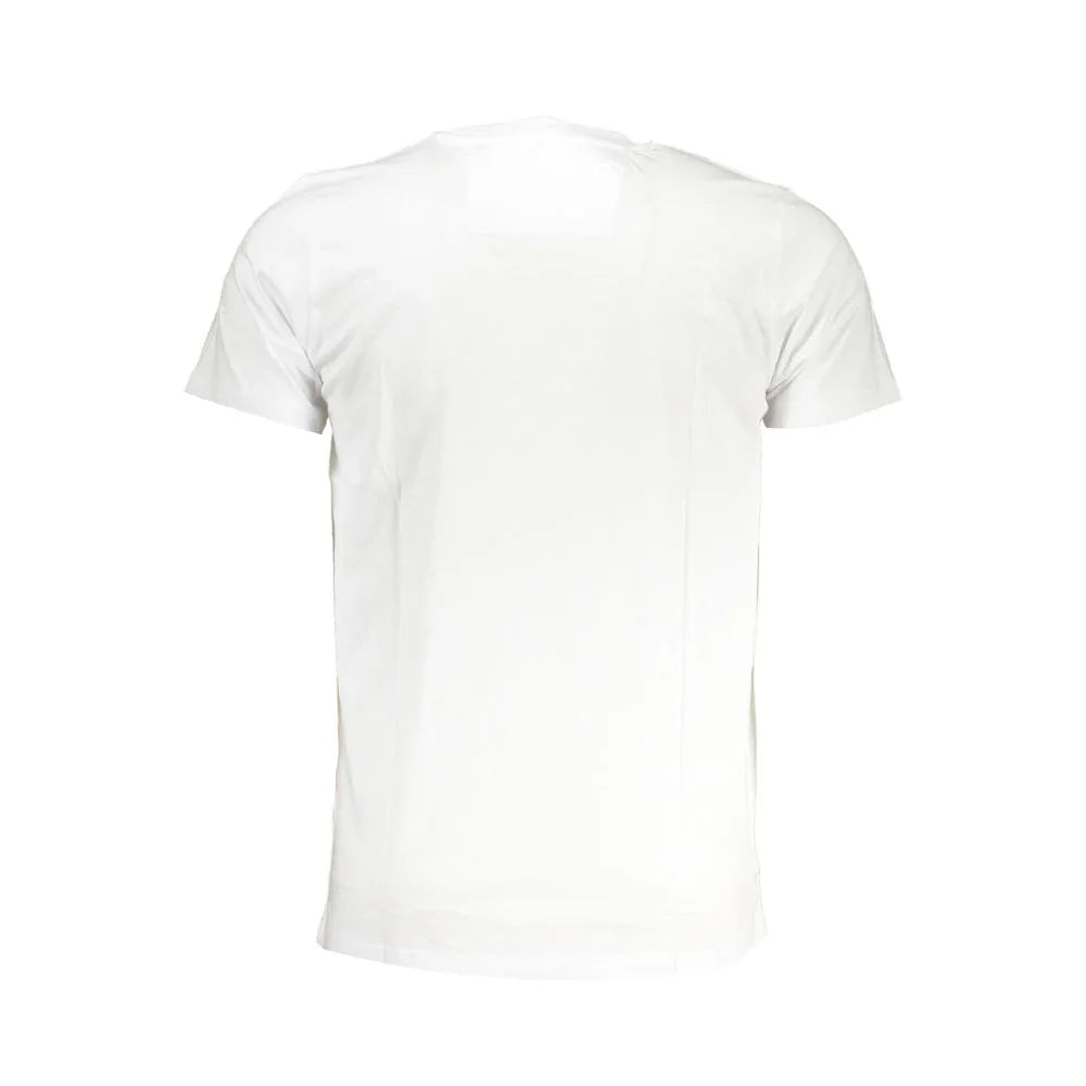 Cavalli Class Bianco Cotton Uomo T-Shirt - Zeiniez