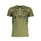 Cavalli Class Verde Cotton Men T-Shirt - Zeiniez