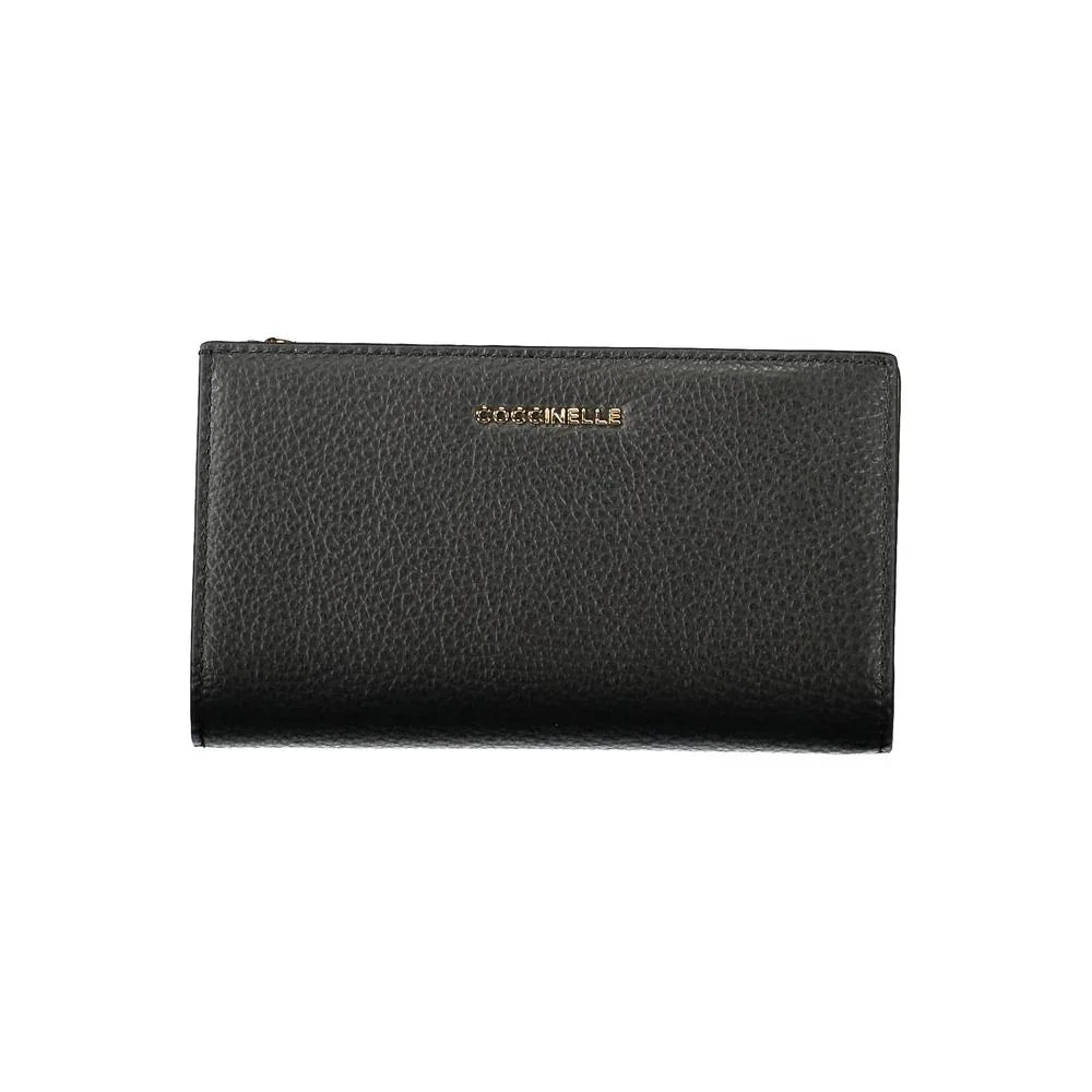 Coccinelle Nero Leather Women Wallet - Zeiniez