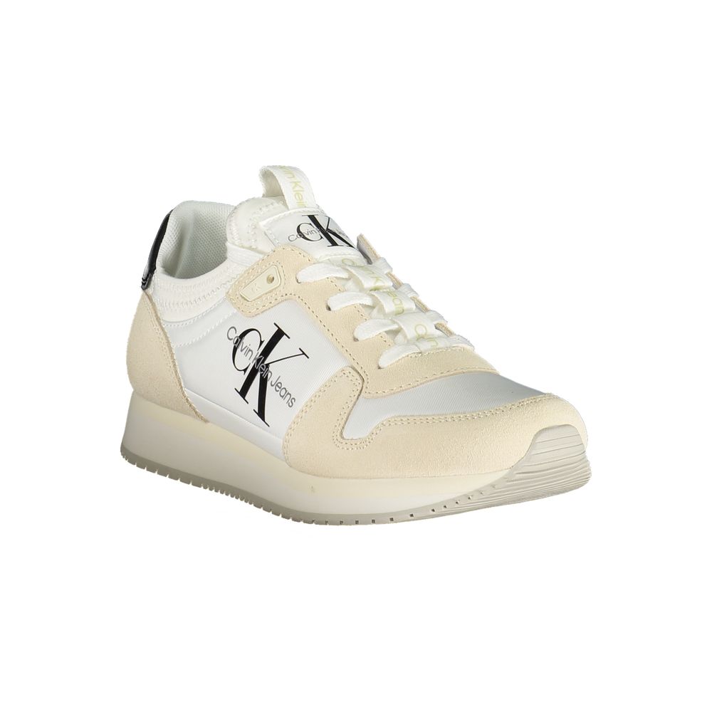 Calvin Klein Bianco Polyurethane Women Sneaker - Zeiniez