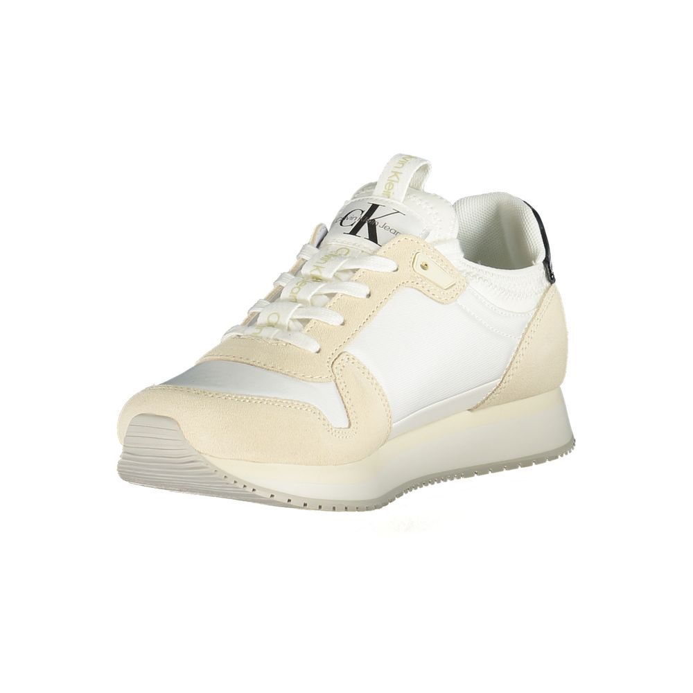 Calvin Klein Bianco Polyurethane Women Sneaker - Zeiniez
