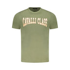 Cavalli Class Verde Cotton Men T-Shirt - Zeiniez