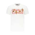 Cavalli Class Bianco Cotton Men T-Shirt - Zeiniez
