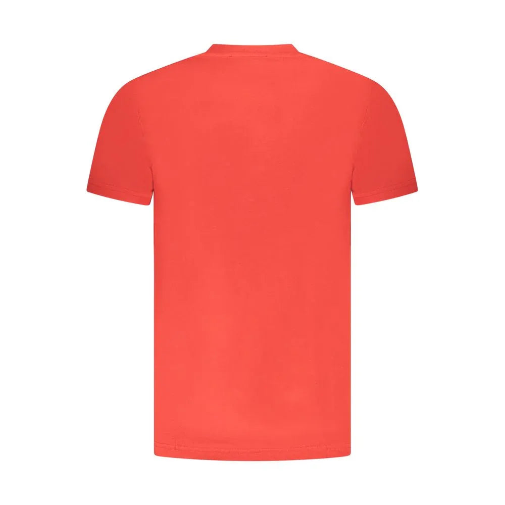 Cavalli Class Red Cotton Men T-Shirt - Zeiniez