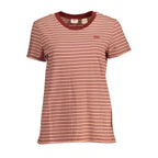 Levi's Rosso Cotton Women T-Shirt - Zeiniez
