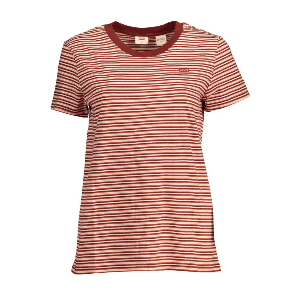 Levi's Rosso Cotton Women T-Shirt - Zeiniez