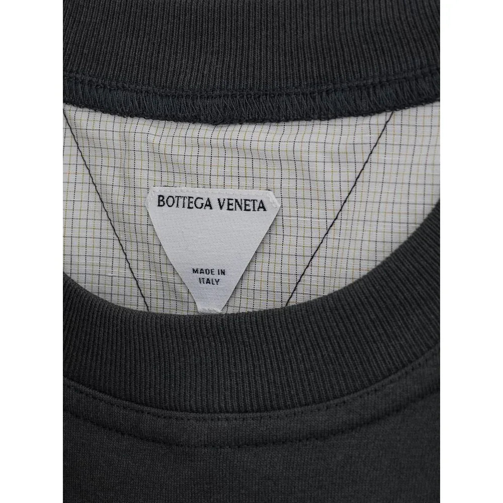 Bottega Veneta Gray Cotton T-Shirt - Zeiniez