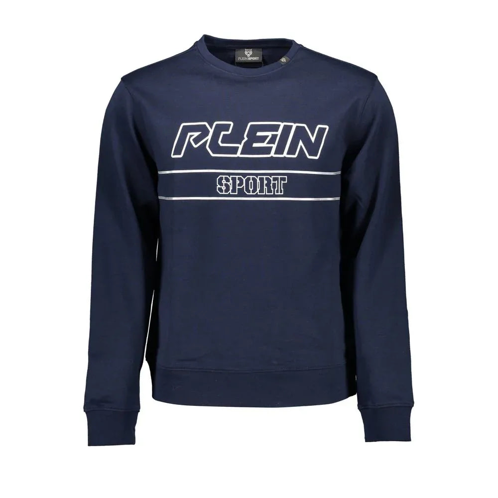 Plein Sport Blue Cotton Men's Sweatshirt - Zeiniez