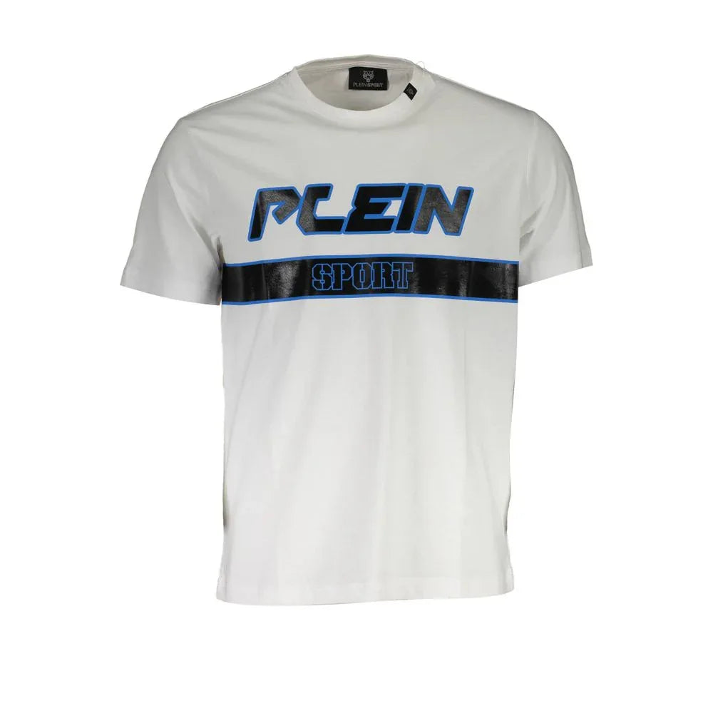 Plein Sport White Cotton Men's T-Shirt - Zeiniez