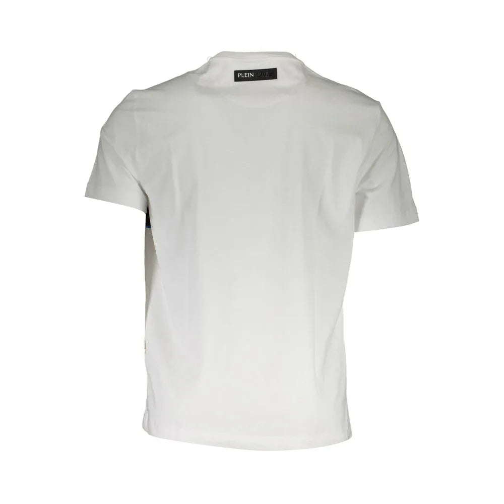 Plein Sport White Cotton Men's T-Shirt - Zeiniez