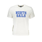 North Sails Bianco Cotton Men T-Shirt - Zeiniez