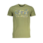 Cavalli Class Verde Cotton Mens T-Shirt - Zeiniez