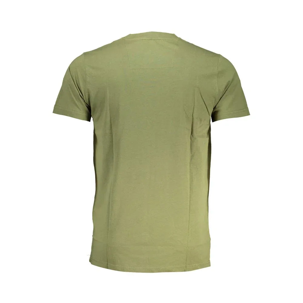 Cavalli Class Verde Cotton Mens T-Shirt - Zeiniez