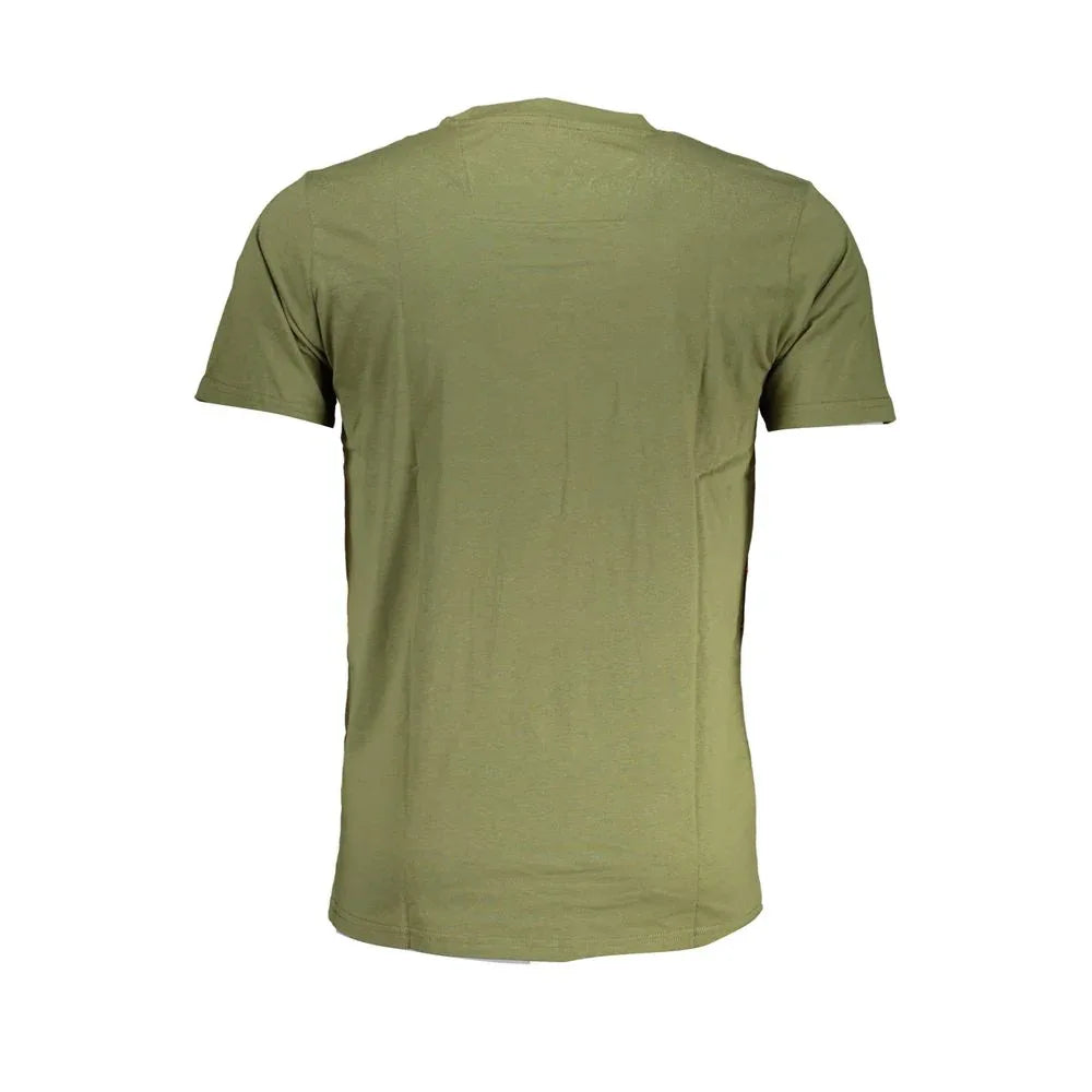 Cavalli Class Verde Cotton Mens T-Shirt - Zeiniez