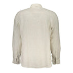 North Sails Beige Linen Men's Shirt - Zeiniez