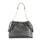 Mario Valentino Black Polyurethane Women Shoulder Bag