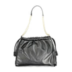 Mario Valentino Black Polyurethane Women Shoulder Bag