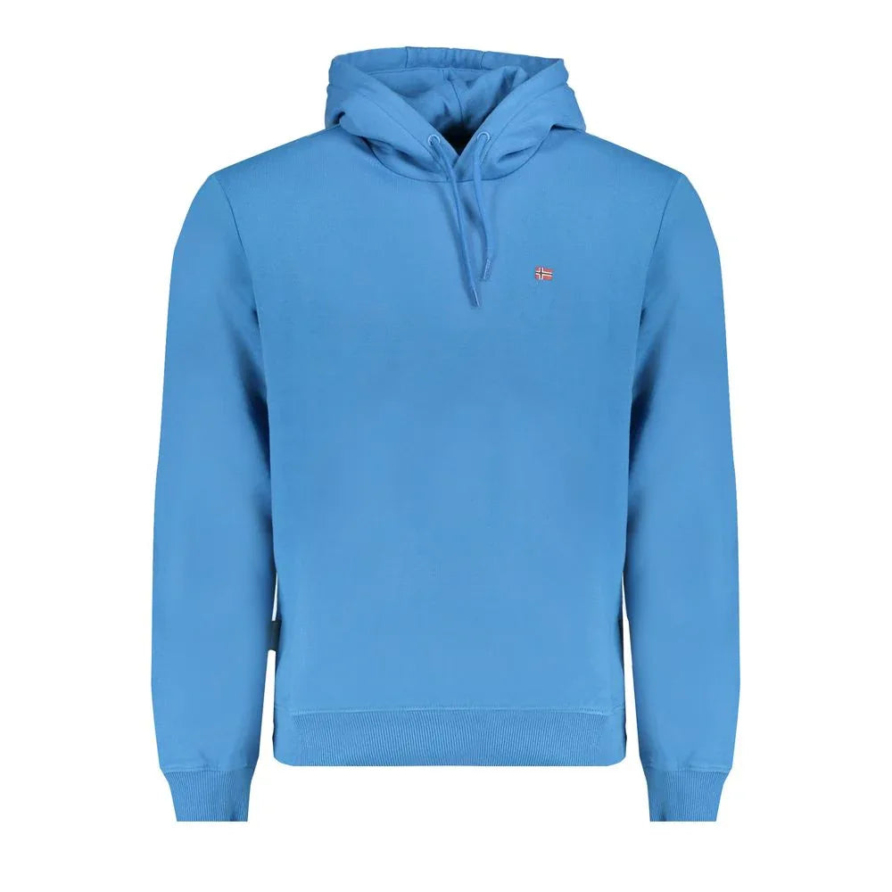 Napapijri Blue Cotton Men Sweatshirt - Zeiniez