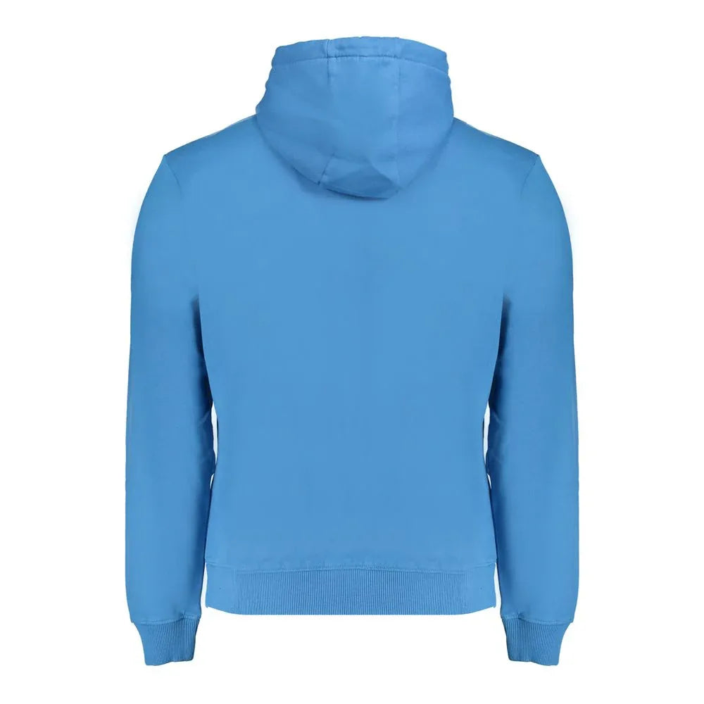 Napapijri Blue Cotton Men Sweatshirt - Zeiniez