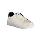 Tommy Hilfiger Beige Leather Women Sneaker - Zeiniez