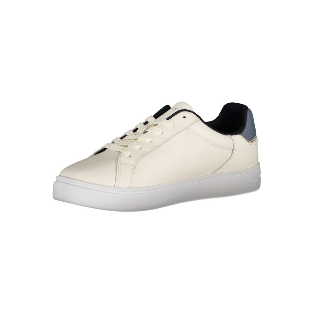 Tommy Hilfiger Beige Leather Women Sneaker - Zeiniez