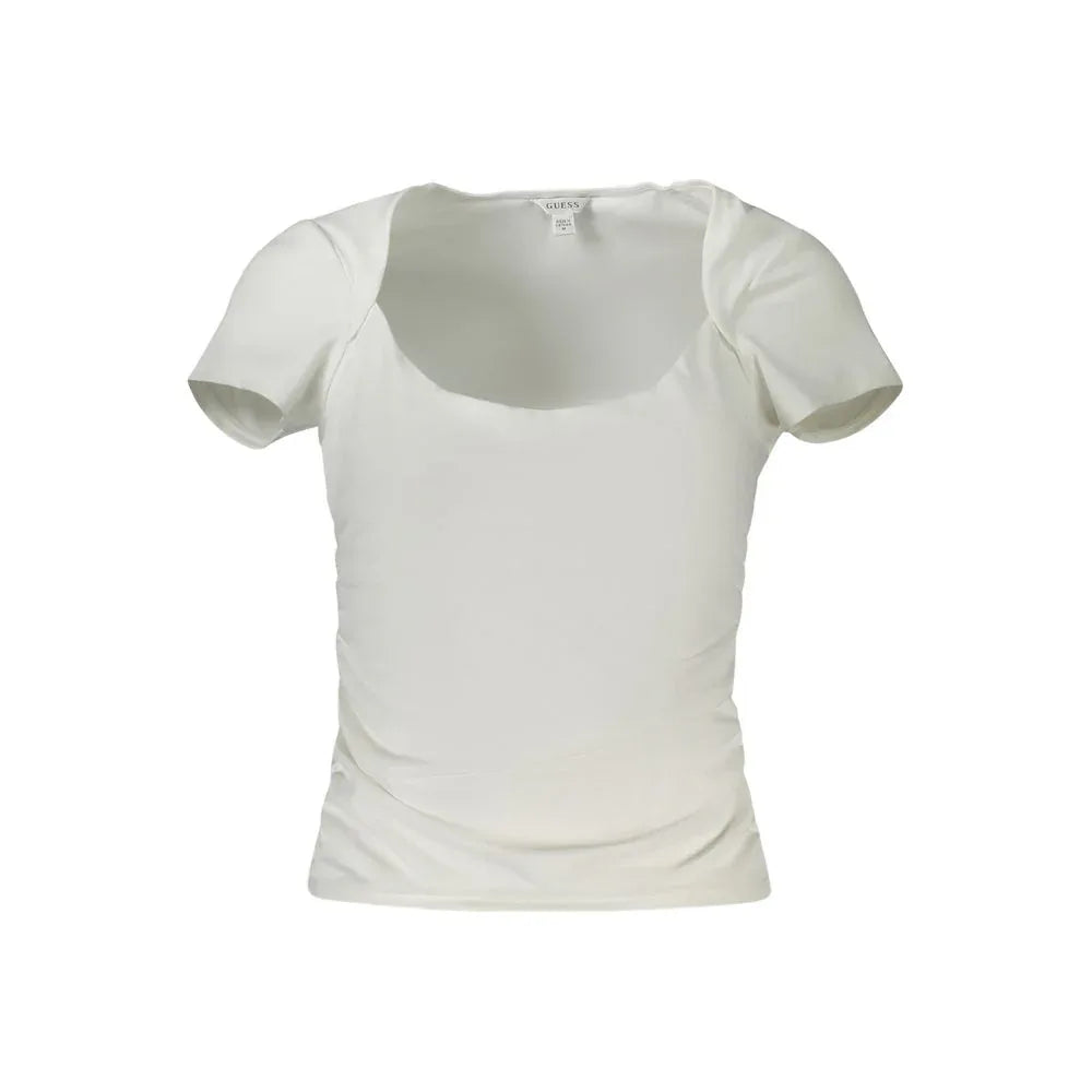 Guess Jeans Bianco Poliammide Women T-Shirt - Zeiniez