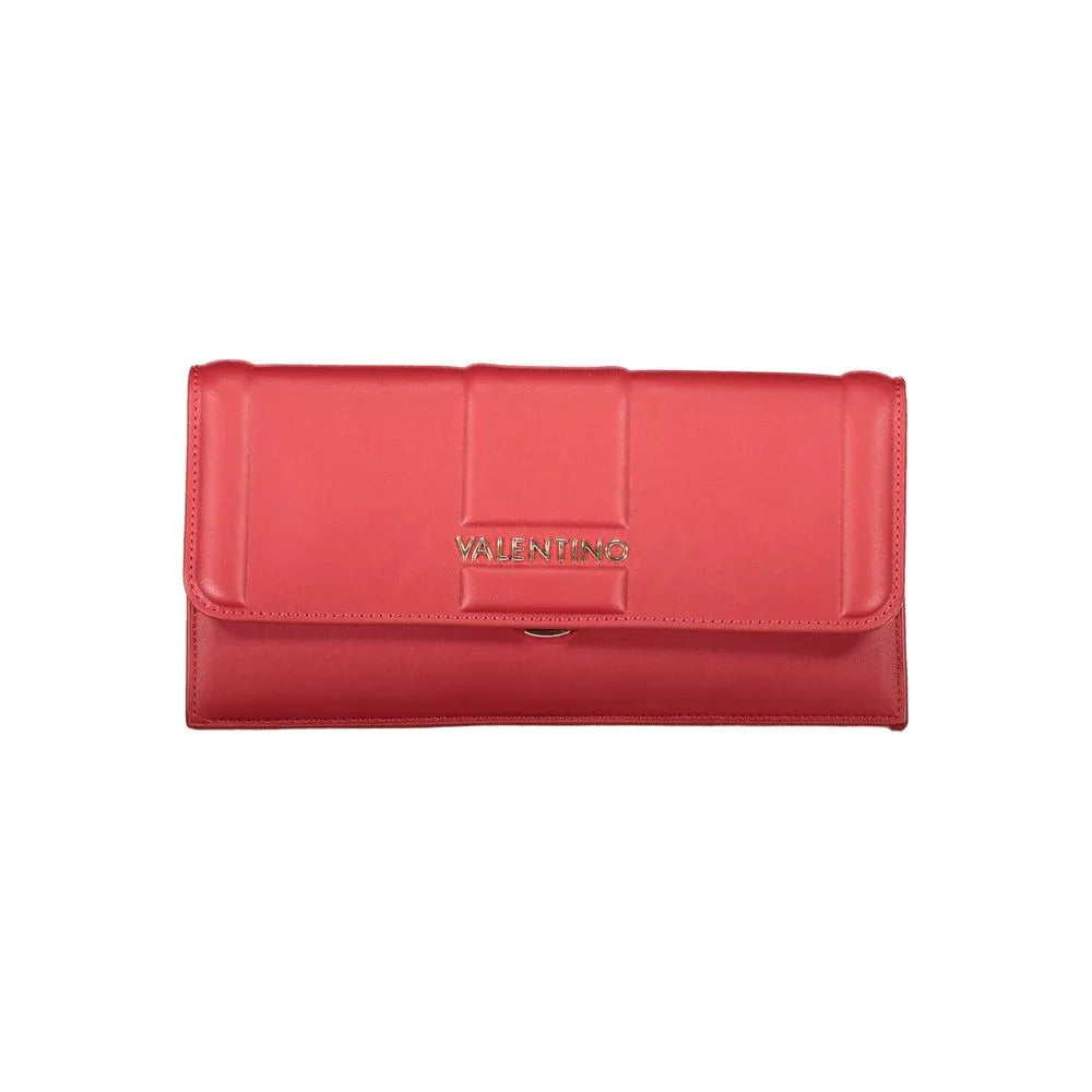 Mario Valentino Rosso Polyurethane Women Clutch - Zeiniez