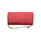 Mario Valentino Rosso Polyurethane Women Clutch - Zeiniez