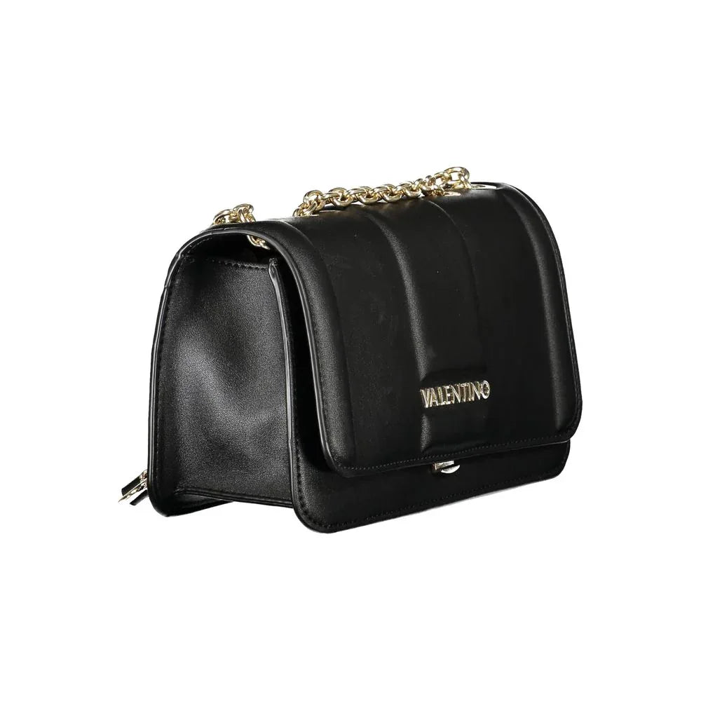 Mario Valentino Black Polyurethane Women Shoulder Bag - Zeiniez