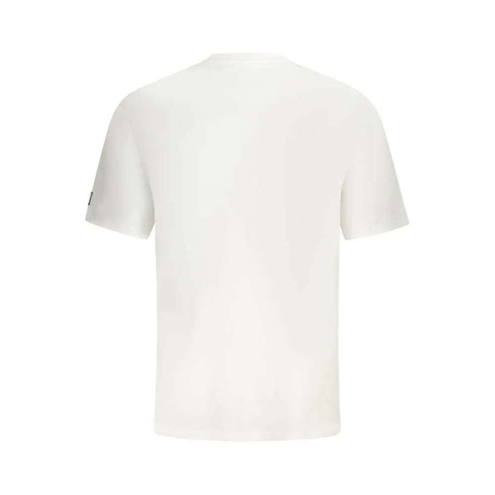 Fila White Cotton Men T-Shirt - Zeiniez